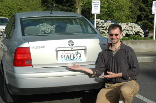 Jeffrey Snower, his car and PowerShell- licence plate